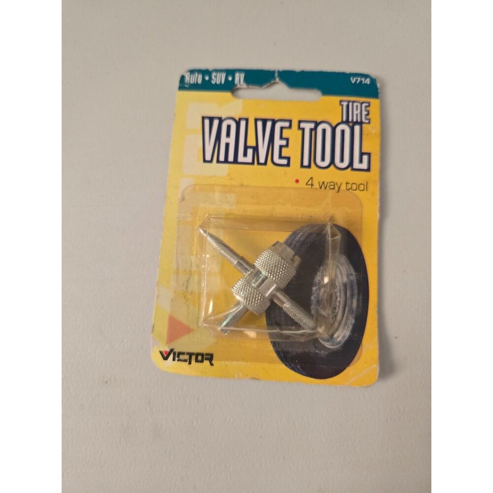 NEW! VICTOR 4-WAY TIRE VALVE TOOL, 00714-8‎